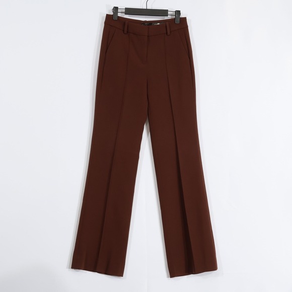 J.Crew Pants - J.Crew Natalia Pant Women 2 Brown Wide Leg High Rise Four Season Stretch $158NWT